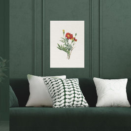 ヴィンテージルックボタニカルマリゴールド ポスター