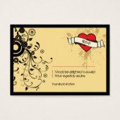 ヴィンテージルックロック転がと音楽のテーマ結婚の (正面)