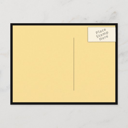 ヴィンテージルックロック転がと音楽のテーマ結婚の インビテーションポストカード (裏面)