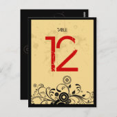 ヴィンテージルックロック転がと音楽のテーマ結婚の ポストカード (正面/裏面)