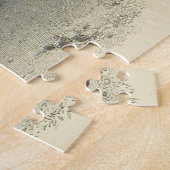 ヴィンテージルック犬、バケツ、ほうきジグソーパズル ジグソーパズル (側面)