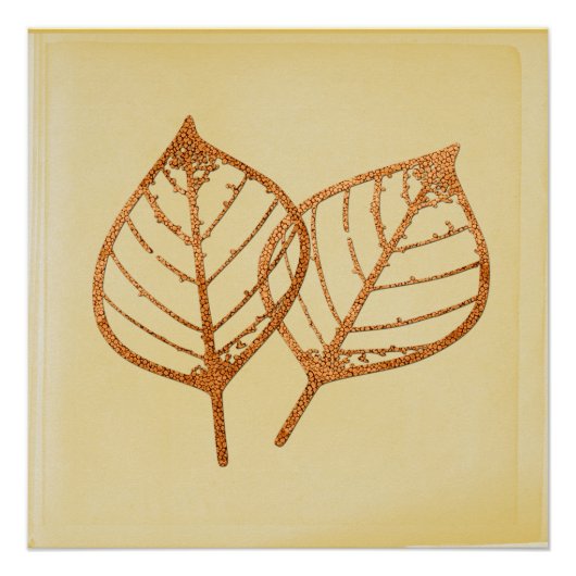 ヴィンテージルック葉銅 ポスター (正面)