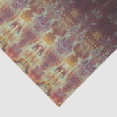 ヴィンテージルック金ゴールドと紫色のパターン 薄葉紙 (詳細)