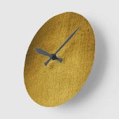 ヴィンテージルック金ゴールドの使用 ラウンド壁時計 (傾斜)