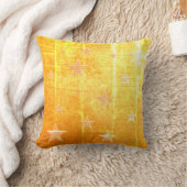 ヴィンテージルック金ゴールド使用、星 クッション (ブランケット)