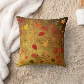 ヴィンテージルック金ゴールド クッション (ブランケット)