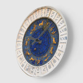 ヴィンテージルック24時間〔占星術の〕十二宮図 ラージ壁時計 (傾斜)
