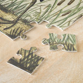 ヴィンテージルック、背の高い鳥、カタテール ジグソーパズル (側面)