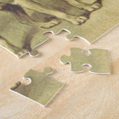 ヴィンテージルック、2つの犬ジグソーパズル ジグソーパズル (側面)