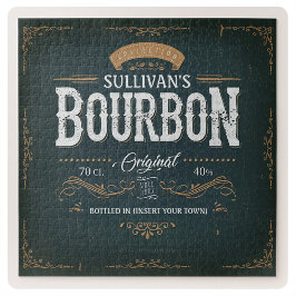 ヴィンテージルックADD NAMEアメリカンバーボンウィスキーバー ジグソーパズル