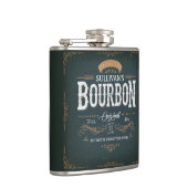 ヴィンテージルックADD NAMEアメリカンバーボンウィスキーバー フラスク (右)