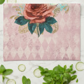 ヴィンテージルナモスブーケ キッチンタオル (折り畳み)