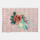 ヴィンテージルナモスブーケ キッチンタオル (横)