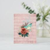 ヴィンテージルナモスブーケ ポストカード (スタンド正面)