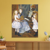 ヴィンテージルノアールカチュレ・メンデスの娘たち キャンバスプリント (インサイチュ (リビング))