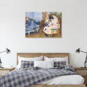 ヴィンテージルノアールチルドレンズアフタヌーンアットウォーゲモント キャンバスプリント (インサイチュ (寝室))