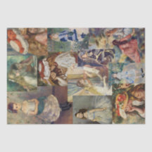 ヴィンテージルノアール1800年代の少女たちの絵画