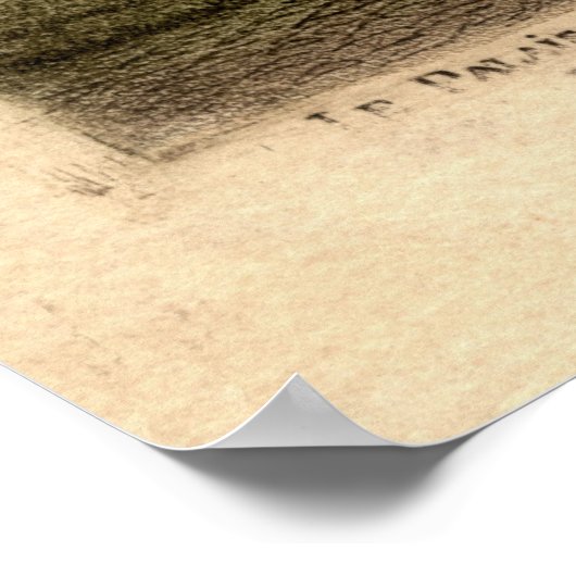 ヴィンテージルパレデフォンテーヌブローのポスター ポスター (角)