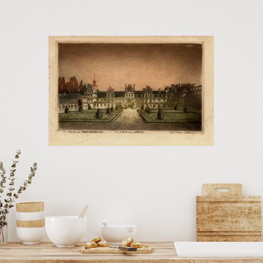 ヴィンテージルパレデフォンテーヌブローのポスター ポスター (キッチン)