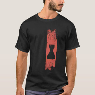 ヴィンテージルークチェスピースチェス愛好家 Tシャツ