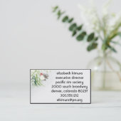 ヴィンテージルースターアジアスタイル名刺縁ど 名刺 (スタンド正面)