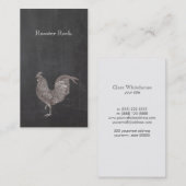 ヴィンテージルースターエッチ素朴ング 名刺 (正面/裏面)