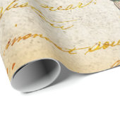 ヴィンテージルースターエフェメラデクページ ラッピングペーパー (ロールコーナー)