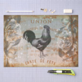 ヴィンテージルースターエフェメラデクページ 薄葉紙 (クラフト)