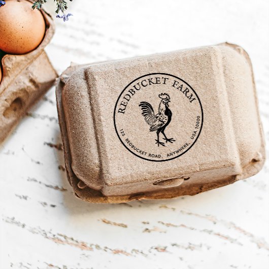 ヴィンテージルースターゴムスタンプ ラバースタンプ