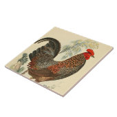 ヴィンテージルースターデッカーセラミックタイル タイル (側面)