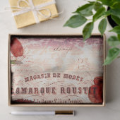 ヴィンテージルースターフローラエフェメラデクページ 薄葉紙 (ギフト)