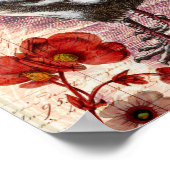 ヴィンテージルースターフローラエフェメラ ポスター (角)