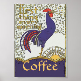 ヴィンテージルースターポスター、編集文字 ポスター