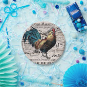 ヴィンテージルースター任意の目的パーティープレート ペーパープレート (パーティー)