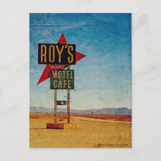 ヴィンテージルート66アメリカ沿道旅行 インビテーションポストカード (正面)