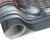 ヴィンテージルート66ガレージレトロポスターとレトロca ラッピングペーパー (ロールコーナー)