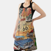 ヴィンテージルート66ポスター エプロン (インサイチュ)