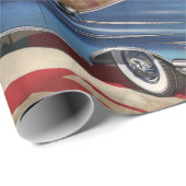 ヴィンテージルート66ポスター ラッピングペーパー (ロールコーナー)