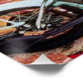 ヴィンテージルート66レディーオンオートバイポスター ポスター (コーナー)