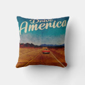 ヴィンテージルート66装飾用クッション クッション (裏面)