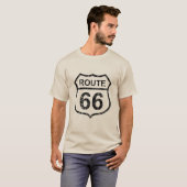 ヴィンテージルート66、旅行USA歴史ハイウェイ Tシャツ (正面フル)