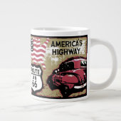 ヴィンテージルートUS 66 ジャンボコーヒーマグカップ (右)
