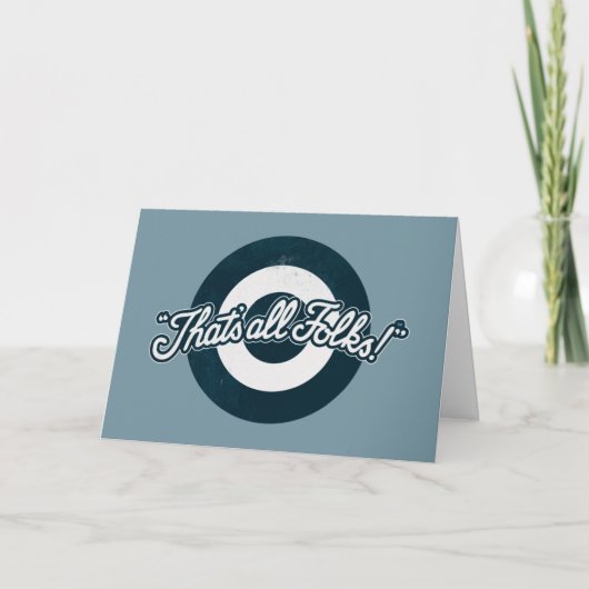 ヴィンテージルーニーTUNES™ "それはすべてのフォーク™" カード (正面)