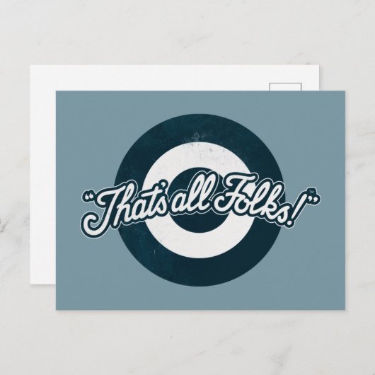 ヴィンテージルーニーTUNES™ "それはすべてのフォーク™" ポストカード (正面/裏面)