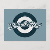 ヴィンテージルーニーTUNES™ "それはすべてのフォーク™" ポストカード (正面)