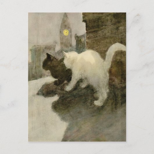 ヴィンテージルーフトップロンドンシティキャッツ 案内ポストカード (正面)