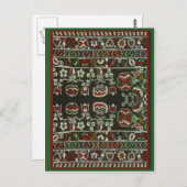 ヴィンテージルーマニア刺繍 ポストカード (正面/裏面)