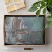 ヴィンテージルーラルクリスマスイブ出生絵画ズ 薄葉紙 (ギフト)