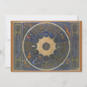 ヴィンテージルーラーズ占星術、アンティークイスラム〔占星術の〕十二宮図 (正面)