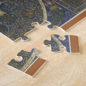 ヴィンテージルーラーズ占星術、アンティークイスラム〔占星術の〕十二宮図 ジグソーパズル (側面)